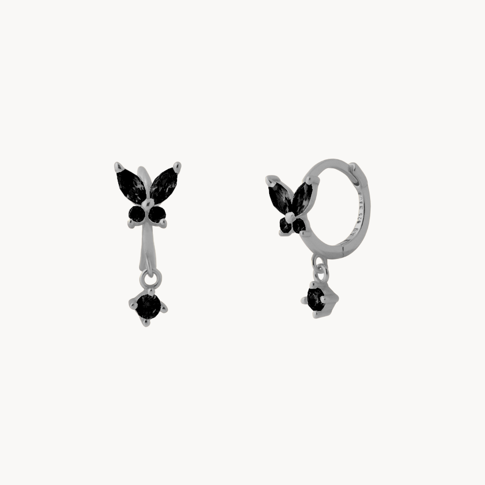 BLACK ATENA EARRINGS