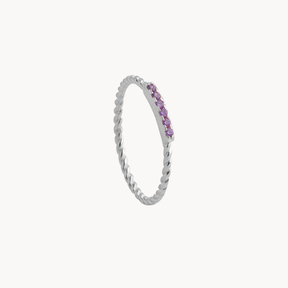 VIOLET SANDY RING