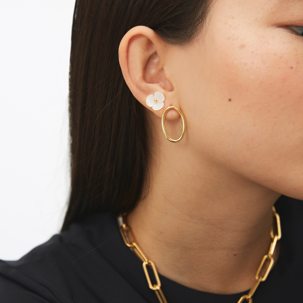 OVALE OUTLINE EARRINGS