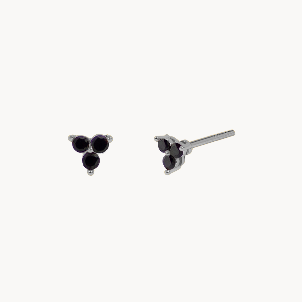 BLACK RIOM EARRINGS