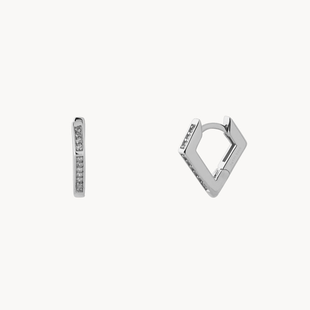 SHINY RHOMBUS EARRINGS