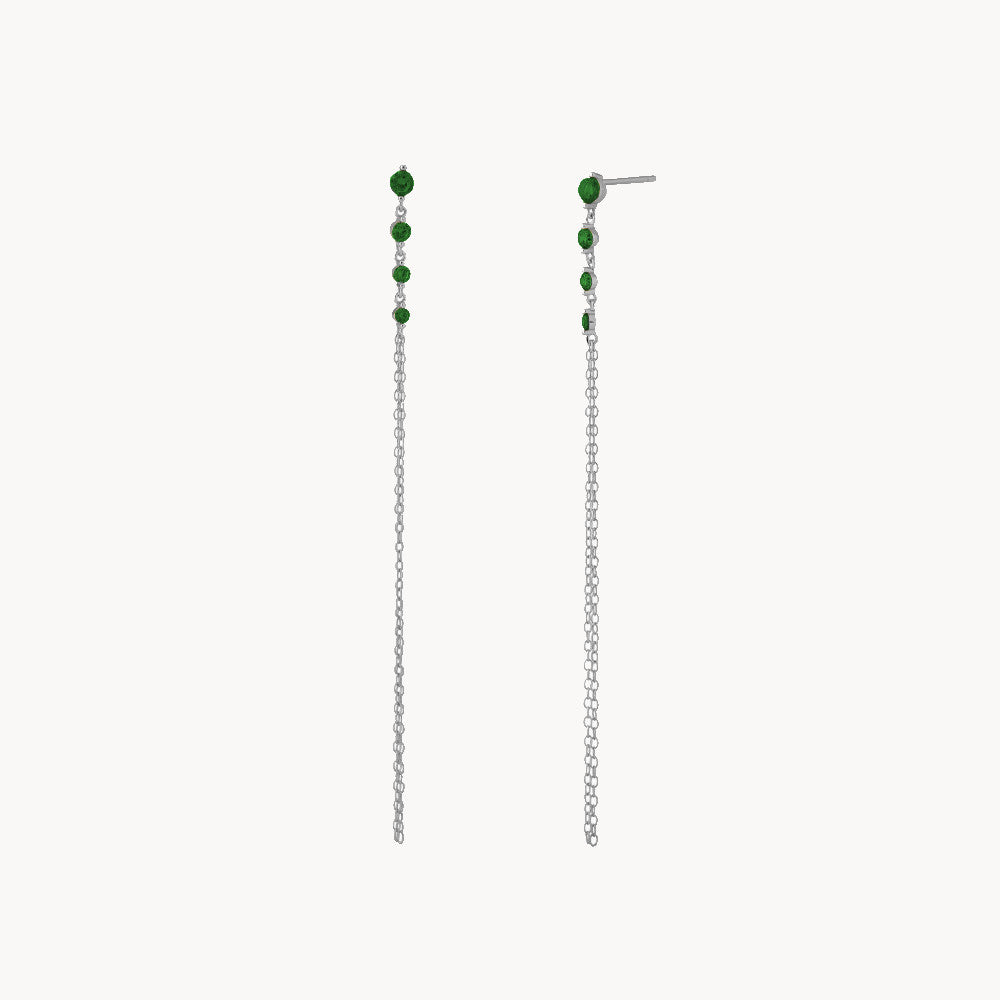 GREEN SYMI EARRINGS