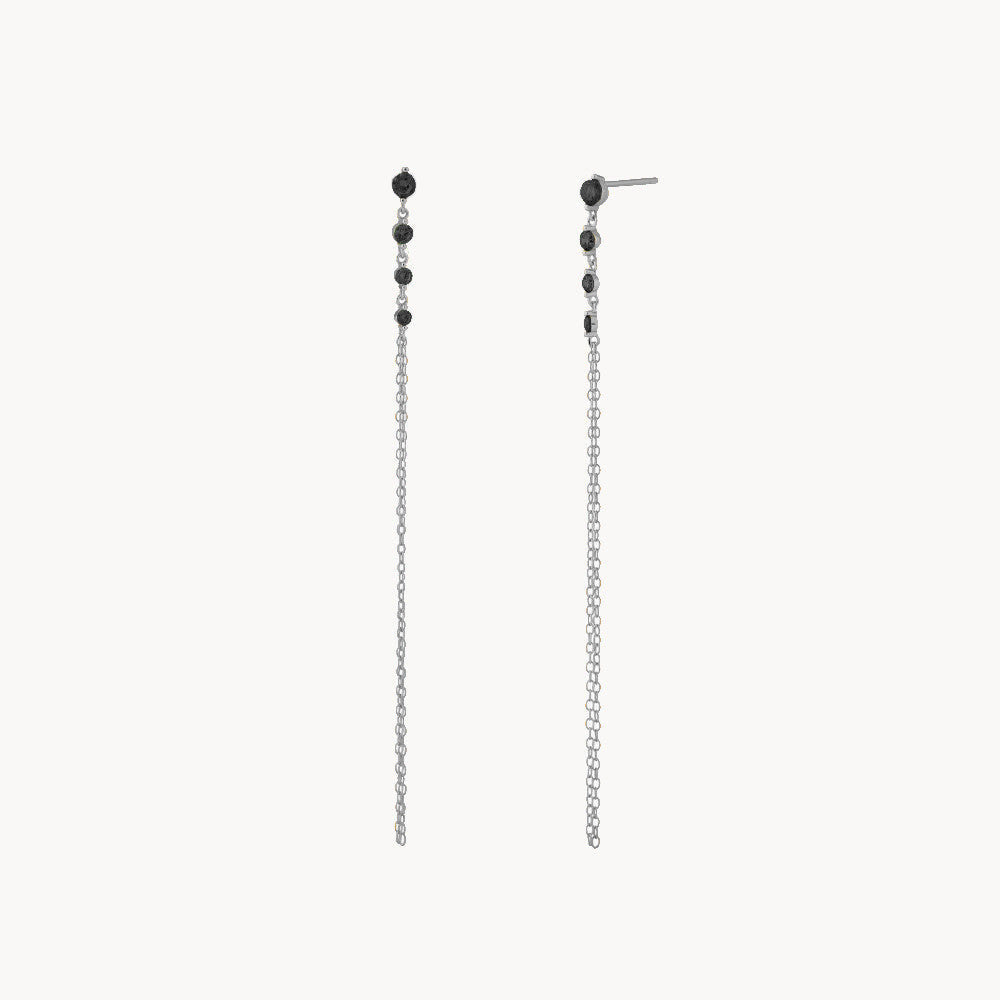 BLACK SYMI EARRINGS