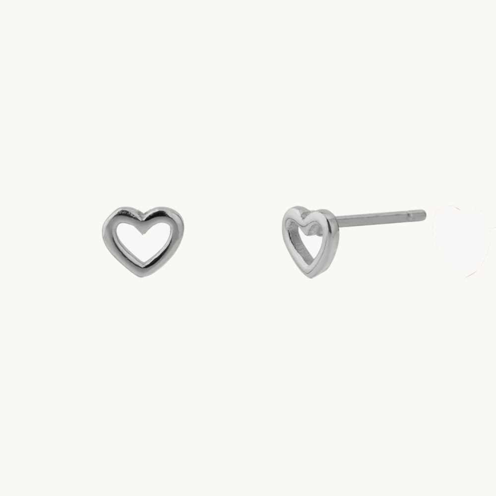 OUTLINE HEARTS EARRINGS