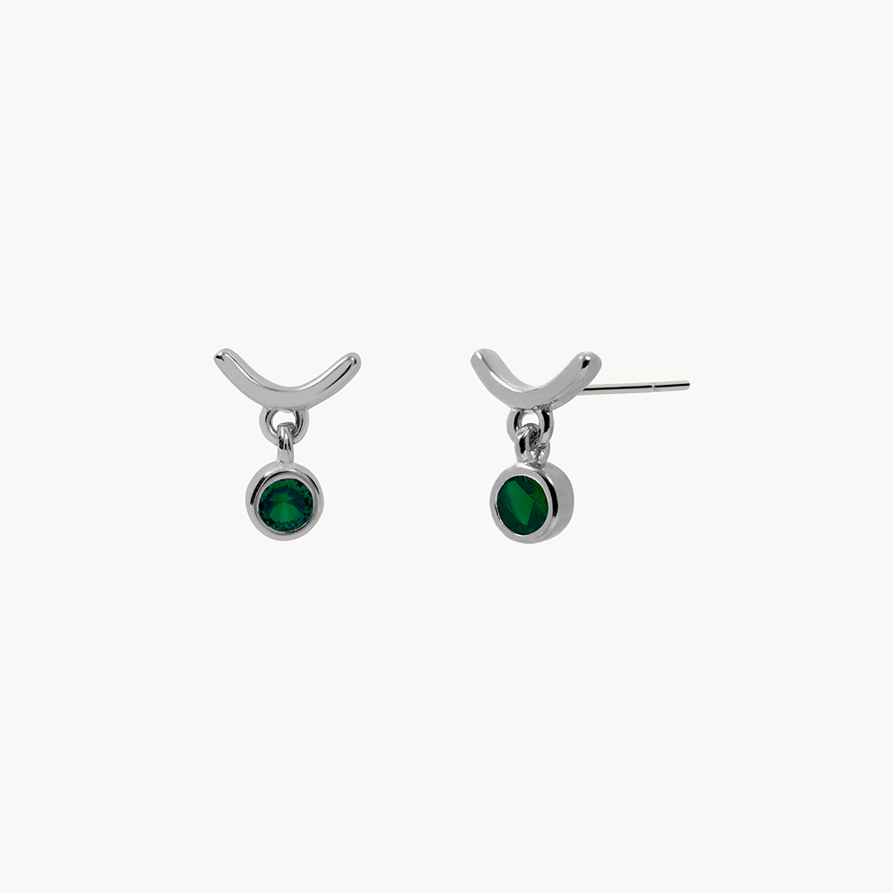 GREEN SIGNY EARRINGS